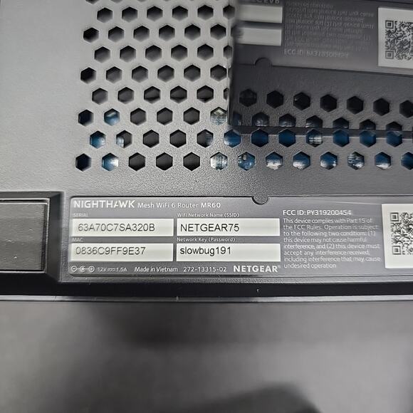 NETGEAR Nighthawk Mesh WiFi 6 System MK62 – Router + 2 Satellites – AX1800 Whole - Picture 6 of 8